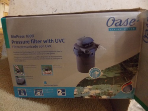 OASE 45451 BioPress 1000 Pressurized Filter,w/UV