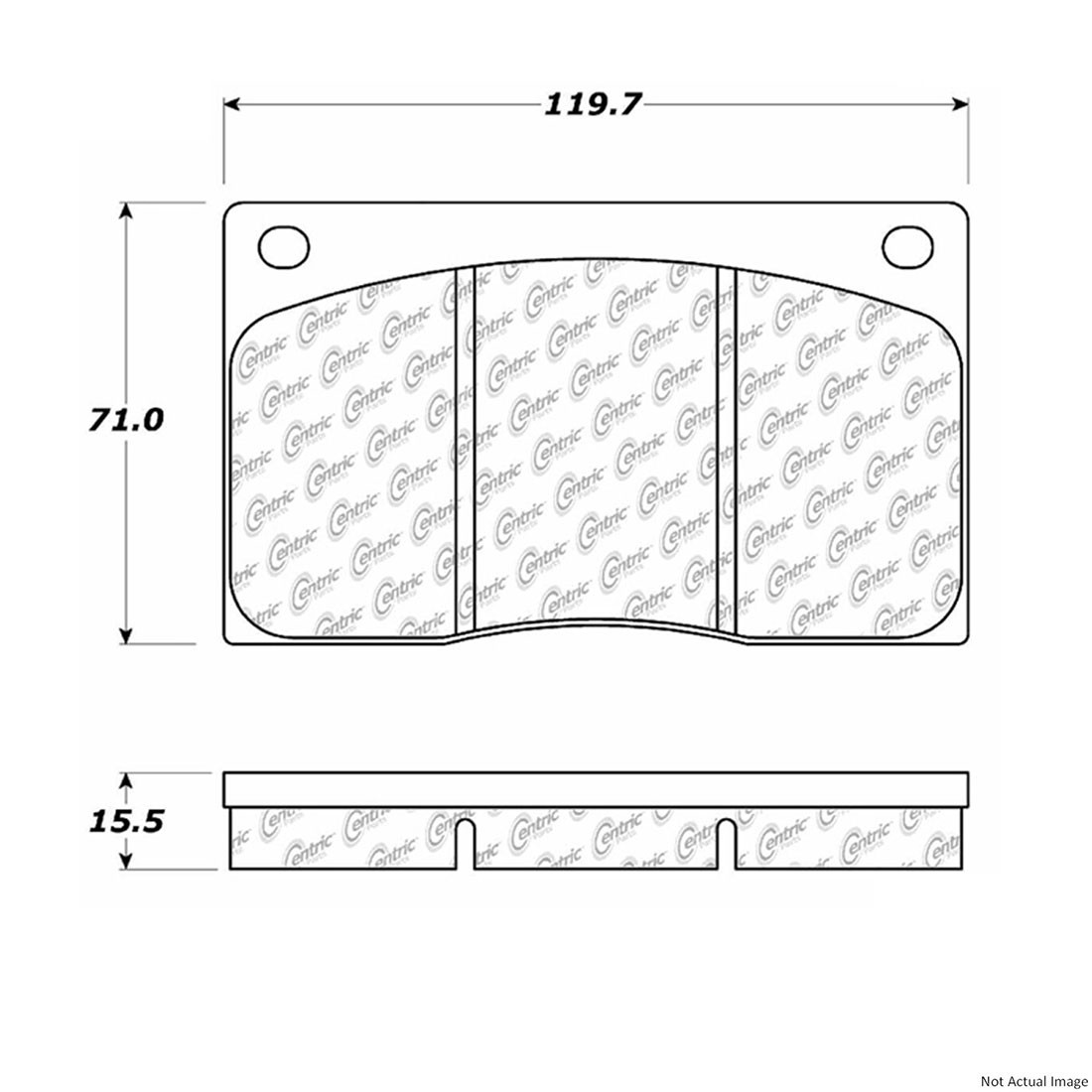 Aston Martin DB7 1997-1998 FRONT Brake pad P/N 334470