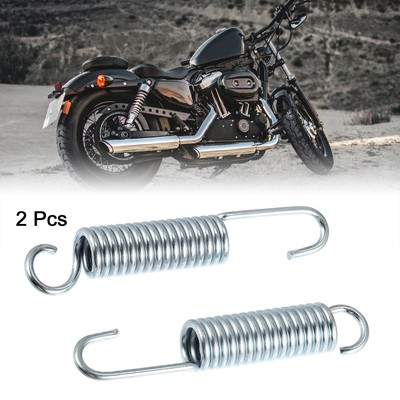2 Stück Universal Motorrad Seitenständerfeder aus Metall, Länge 90 mm