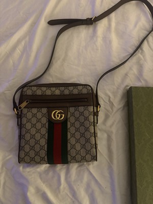 Gucci Messenger Bag GG Canvas Men s