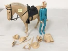 1960s MARX JOHNNY WEST JOSE WEST WITH HORSE & ACCESSORIES LOT #53