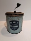 Antique Vintage ACME Ice Cream Freezer 5 Minute Ice Cream Maker