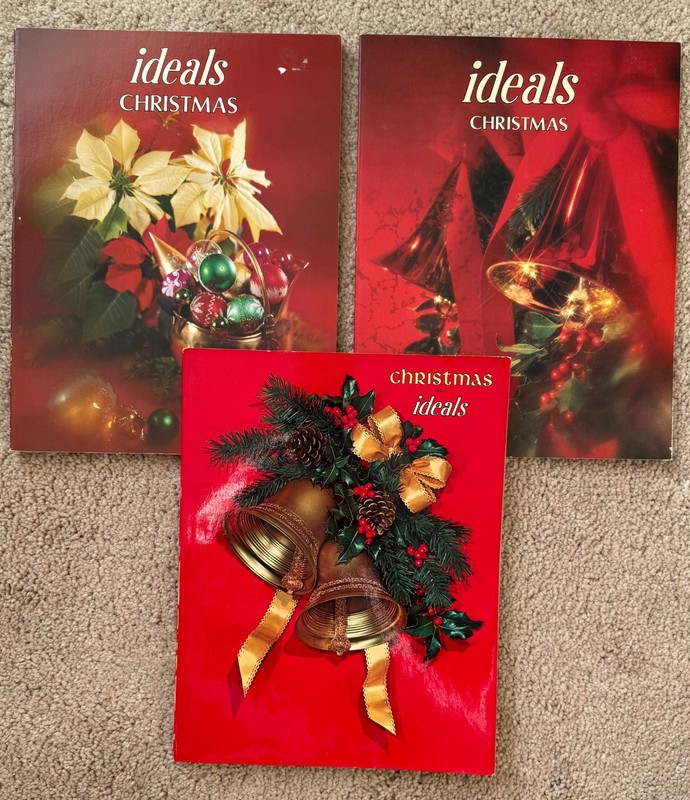Ideals Christmas Vol 28 No 6 (1971), Vol 37 No 8 (1980), Vol 38 No 8 (1981)
