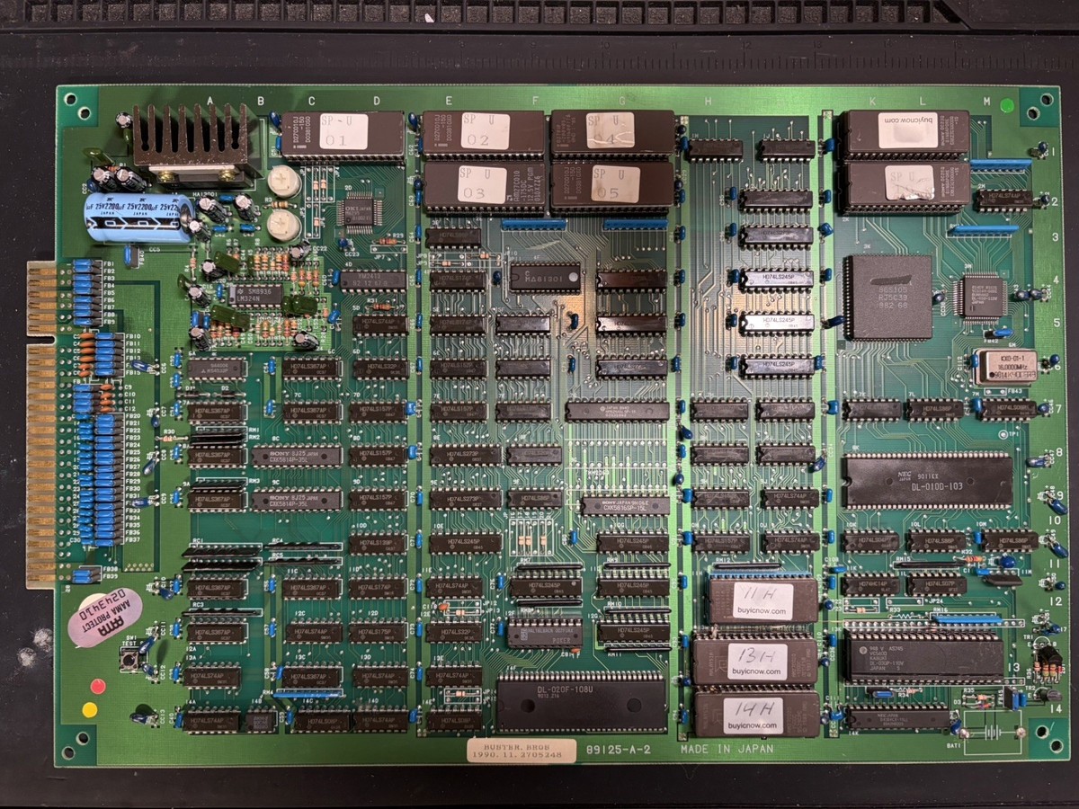 Original Capcom Super Buster Bros Pang JAMMA PCB Working 100% | eBay