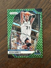 2024-25 Prizm Dragon Scale Jade /48 Kevin Garnett Color Match #283 Timberwolves