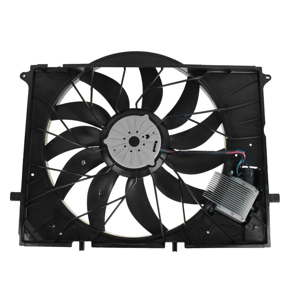 Conjunto de ventilador de refrigeración de radiador de 11 aspas para CL500 S350 S430 S500 S55 CL55 Foto 4 de 4