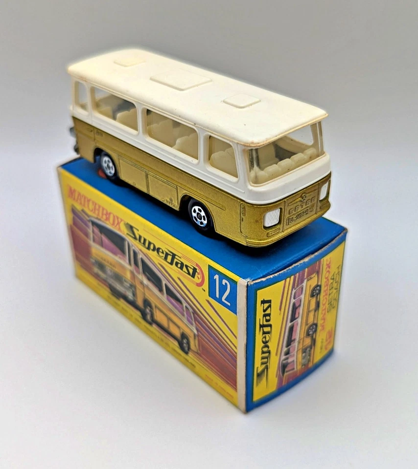Matchbox Superfast Nr.12 Setra Coach 1970 OVP unbespielt - Bild 3 von 4