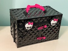 Caja de almacenamiento de viaje Monster High accesorio cosmético maquillaje estuche organizador