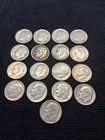 17 Silver Roosevelt Dimes 90% Silver Circulated  1946 to 1963@@@ RD-4