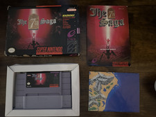 7th Saga (Super Nintendo Entertainment System, 1993) BOX MAP TESTED
