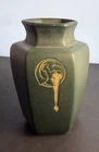 Antique Roseville “Rosecraft Hexagon” Pottery Vase - 5.25” Tall