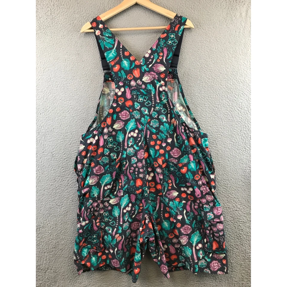 Mono corto único estampado vegetal para mujer jardín granja lindo XL Foto 2 de 4