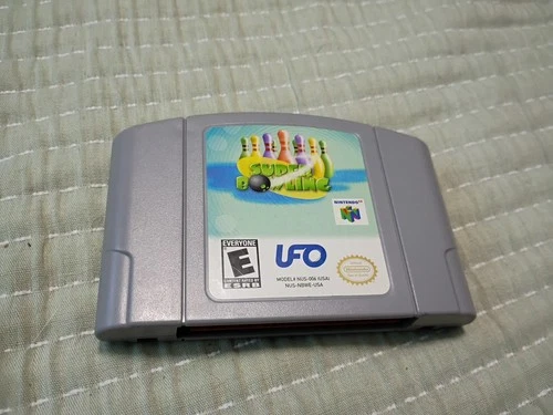 Super Bowling (Nintendo 64 N64, 2001) Authentic *TESTED* Fast Shipping Clean