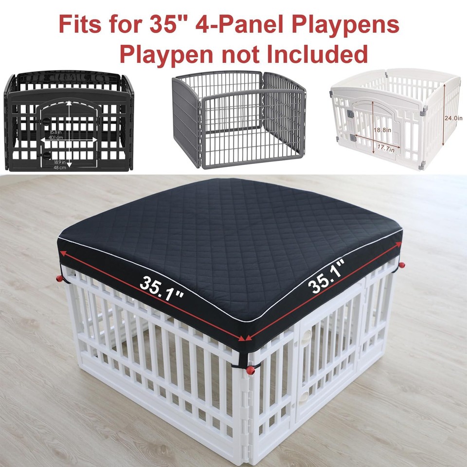 LAOZZ Dog Pen Cover Dog Playpen Cover for Pets,Provide Shade and