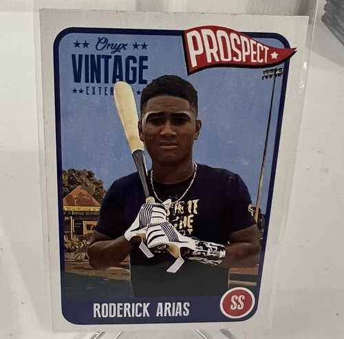 Roderick Arias #VERA 2020 Onyx Vintage Extended card