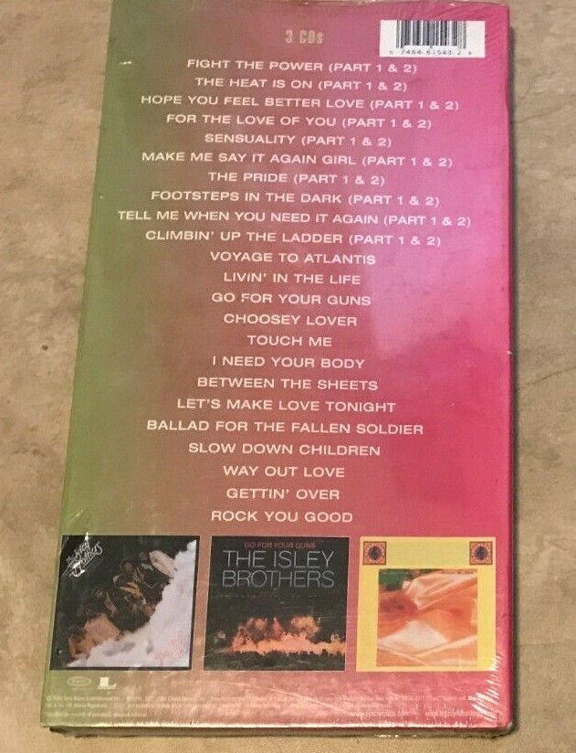 The Isley Brothers Collection 3 CD Box Set 23 tracks NEW factory