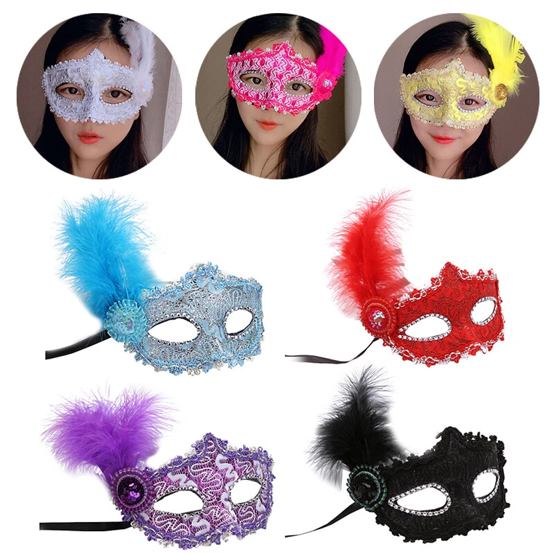 Funkelnde Spitze-Maskerade-Venezianische Maske-Kostüm-Partei-Thema-Ball- ∧ - Bild 3 von 4