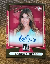 2016 Donruss Fans of the Game Autographs #5 Daniella Monet #X14083