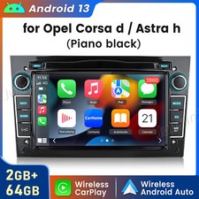 Carplay For Vauxhall Corsa C/D Astra Android 13 Car Stereo DAB+ GPS SAT NAV WiFi