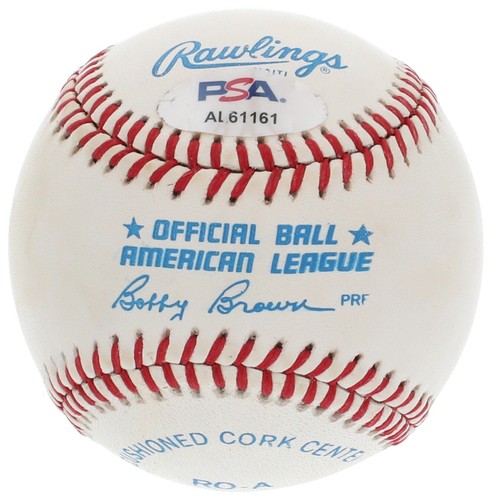 Johnny Unitas Signed American League Baseball PSA DNA NFL Colts Hall Of Fame - Picture 2 of 3