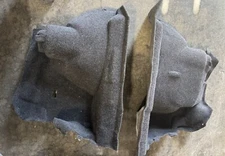 VW Corrado G60 Corner Rear Trunk Carpet Gray