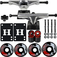 Core Skateboard Package 5.0 Silver Trucks With 52mm Black Wheels Components Core Skateboard Package 5.0 Silver Trucks With 52mm Black Wheels Components