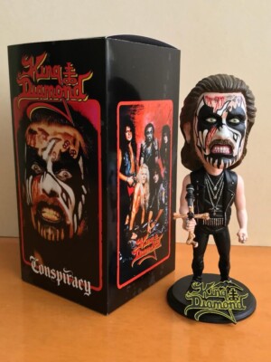 KING DIAMOND- Conspiracy, Deluxe Bobble-Head, Resin Model, 1989 Era. FAN ART.