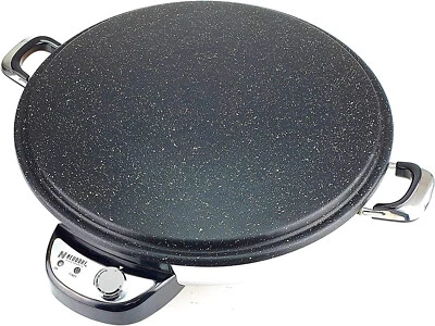 Neudorf Fladenbäcker Modell "Granit" (2300W - Ø50 cm)/ Thermostatregler 50-265°C