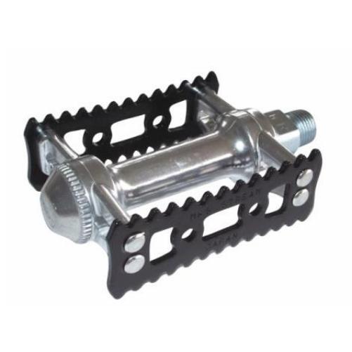 MKS Sylvan Stream Pedals, Silver/Black (Japan Import)