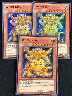 YUGIOH WORM KING STOR-EN097 SUPER X3 LP