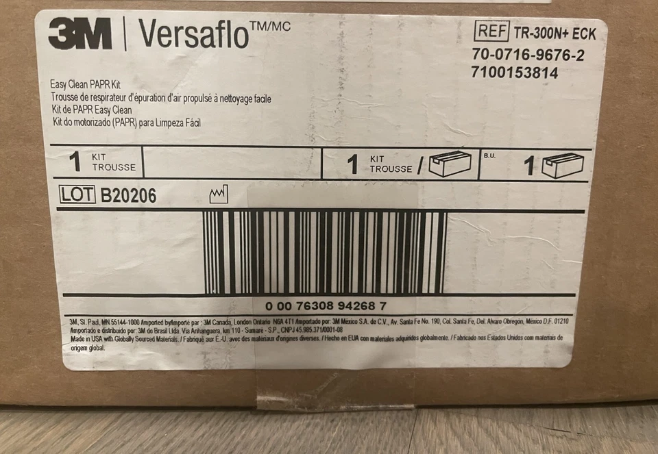 3M PAPR 呼吸器,Versaflo Powered 空气净化呼吸器套件,TR-300N+ ECK — 第 2/4 张图片