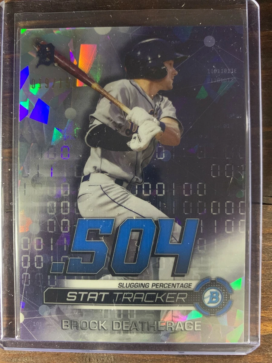 その他 Brock Deatherage Bowman Chrome Rc Auto 2019 Bowman Chrome Orange Brock Deatherage Autograph RC 18/25 BGS