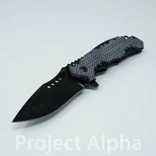 8" Gray Hunt EDC Stainless Steel Spring Assisted Tactical Folding Knife Pocket