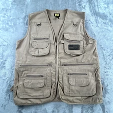 HQ Issue Vest Men's Large Khaki Concealment Carry Tactical Hunting Vest Gorpcore