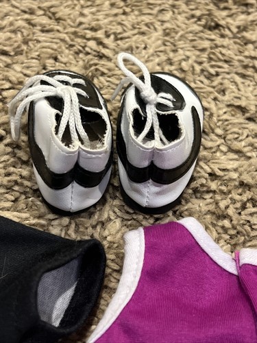 18 in. Doll Sport Set w/ Sneakers For American Girl, My Life Doll Style Dolls - Picture 8 of 9
