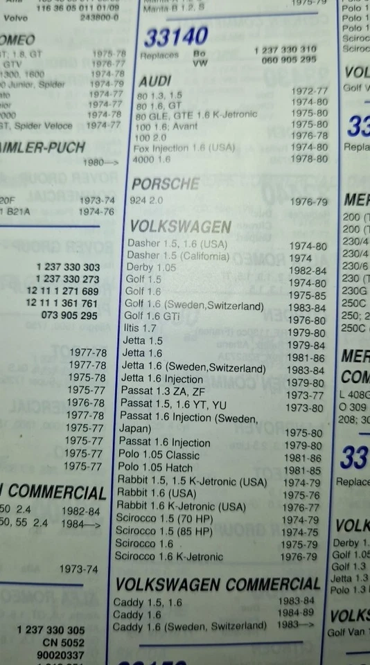 3 X BOSCH TYPE IGNITION CONDENSORS ( AUDI / PORSCHE/ VOLKSWAGEN) - Image 2 of 2