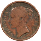 Photo of a 1845 East India Company 1/2 Cent from an eBay listing that sold on Jul 3, 2026