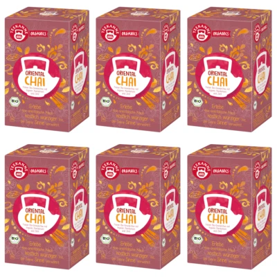 TETERA - BIO Organics "Oriental Chai" -Mezcla de especias orgánicas té- 6x20 bolsitas de té - Imagen 1 de 3