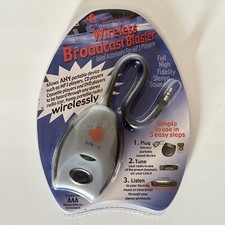 Link It Personal Stereo Wireless Broadcast Blaster Car, Home, Portable Radio 