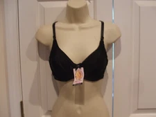 NWT Just Love BLACK  Underwire  bra 36 C { run SMALL) FITS  34 B