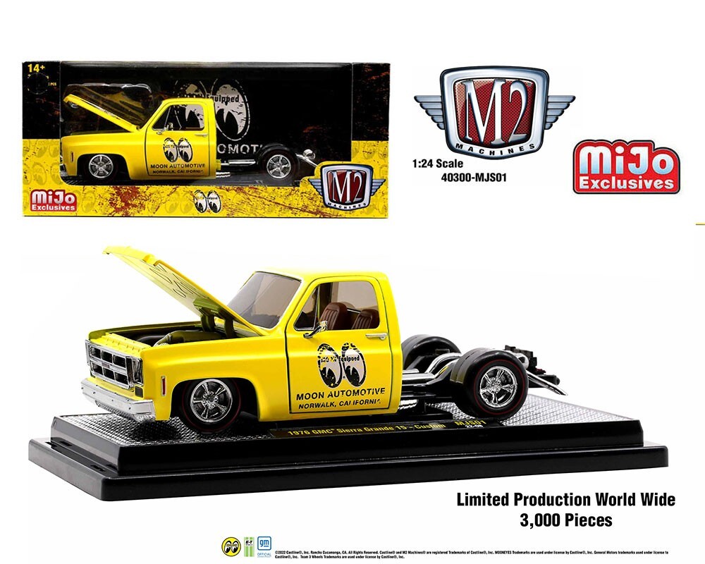 M2マシーン 1976 GMC Sierra Grande 15 Custom M2 Machines 1:24 1976 GMC Sierra Grande 15 Custom – White