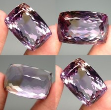 Ametrine de Bolivie, taille coussin/36,55 carats