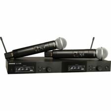 Shure SLXD24D/SM58-H55 Dual Wireless System with 2 SM58 Microphones - H55 Band