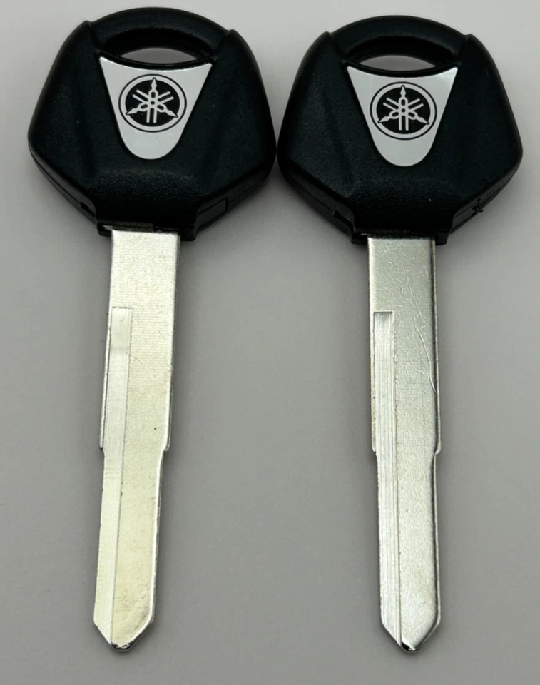 2 llaves en blanco Yamaha XT250 XT600E XT 600E 250 XTZ600 XVC1300 XVS650 XVS Vstar Foto 2 de 2