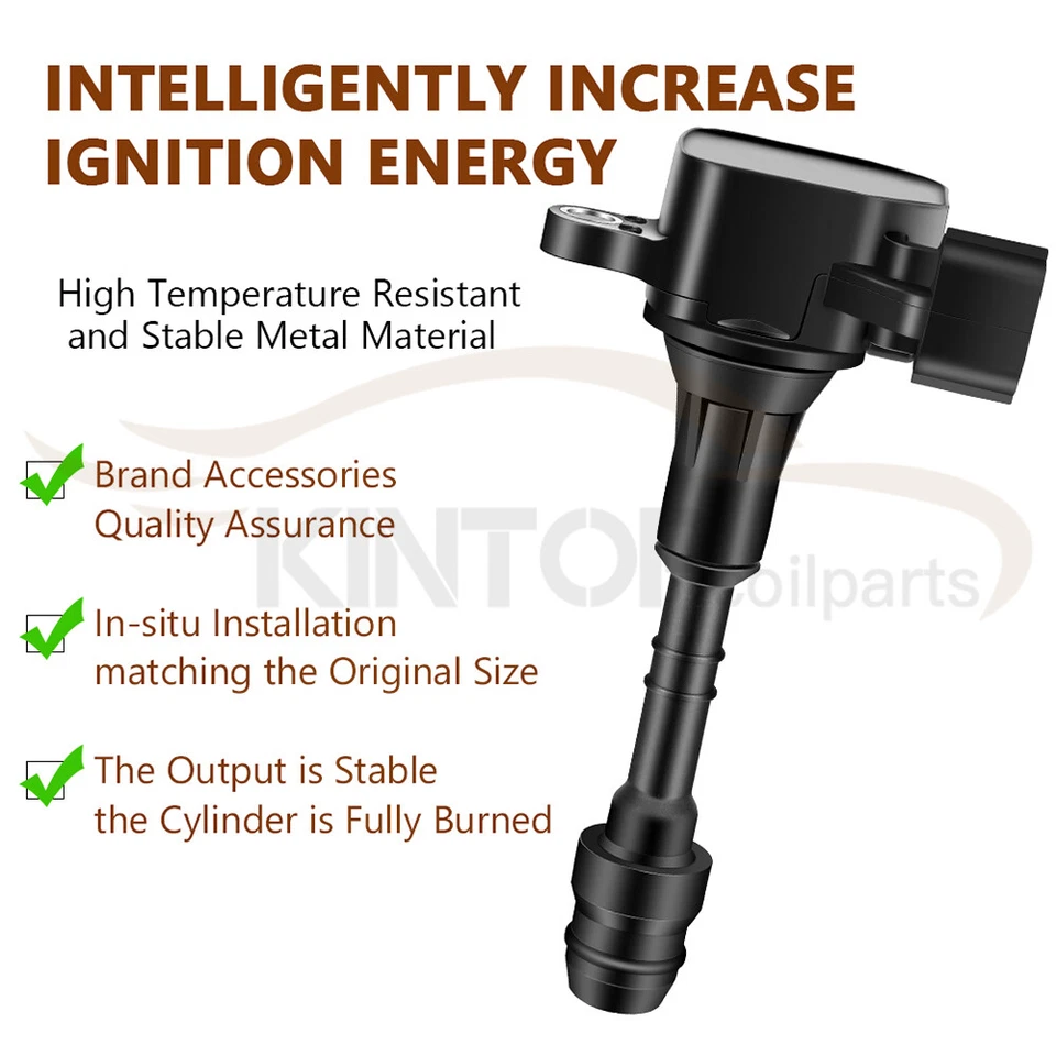 6 High Performance Ignition Coil For Nissan 350Z V6 3.5L 2003 2004 2005 2006 - Image 4 of 4