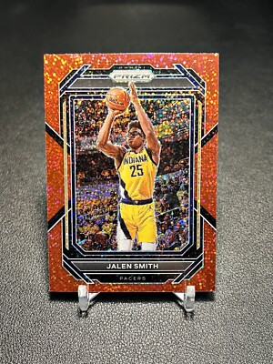 2022-23 Prizm Basketball Red Sparkle Jalen Smith Indiana Pacers #109