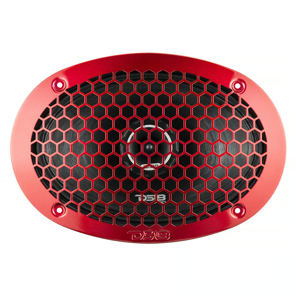 DS18 PRO-GRILL69MS 6x9 Metal Honeycomb Mesh Car Stereo Speaker