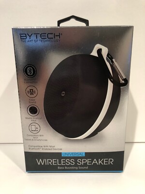 BYTECH Universal Wireless Speaker Bluetooth Speaker Bass Boosting Sound NEW!