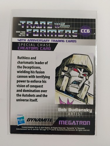 You pick (Premium) - 2024 Dynamite Transformers 40th Anniversary Trading Cards - Picture 115 of 125