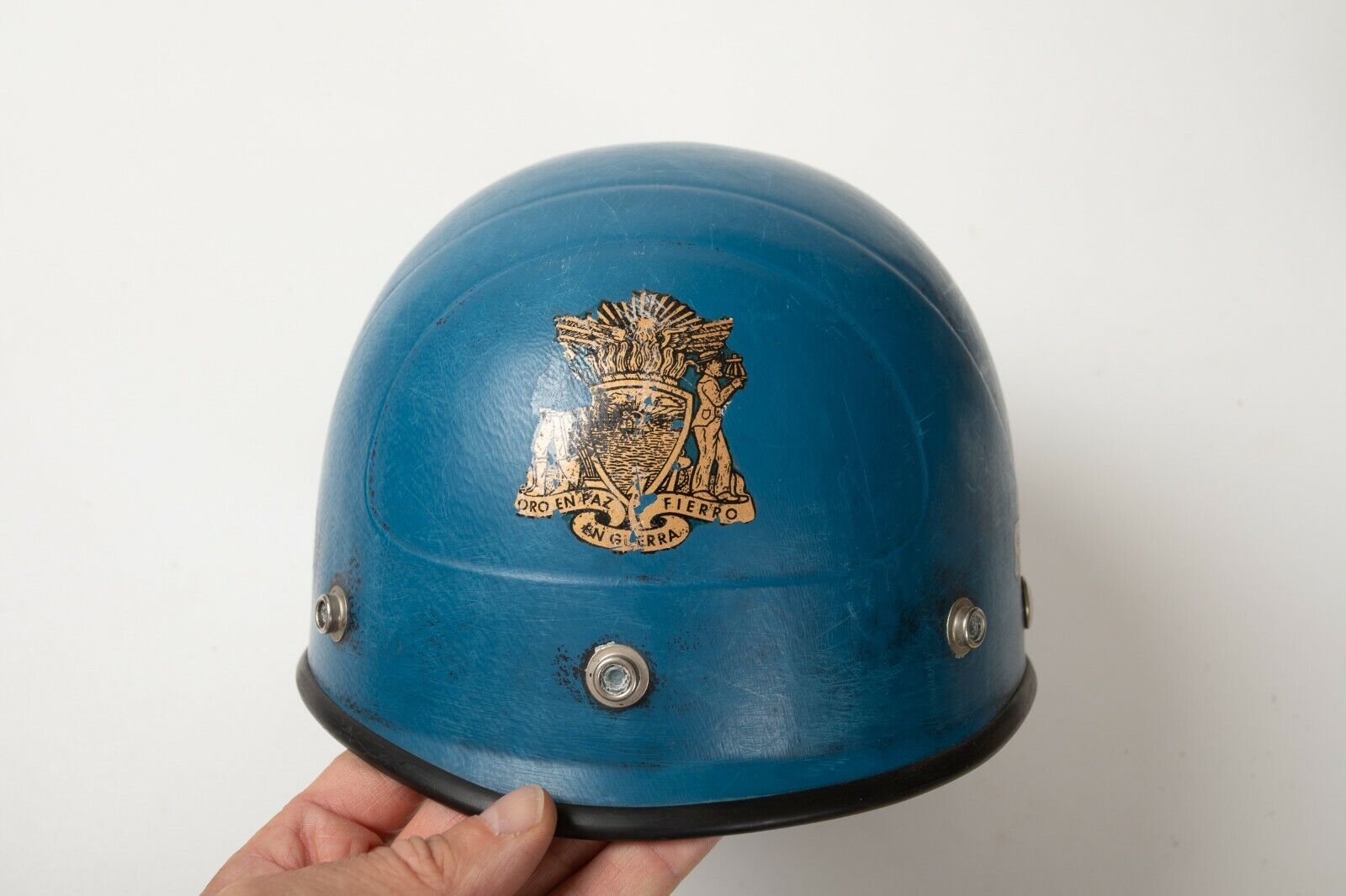 SFPD Obsolete 1960s Riot Helmet (N3L) San Francisco Police 